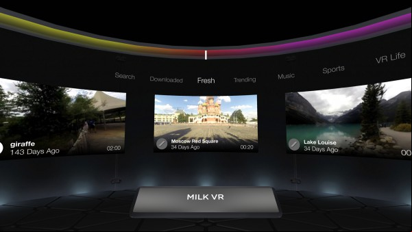 Samsung Milk VR