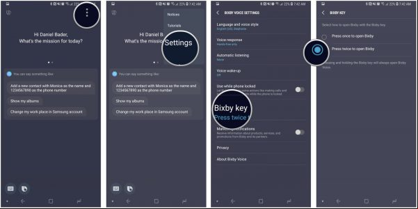 Cómo deshabilitar Bixby en teléfonos Samsung Galaxy S & Note