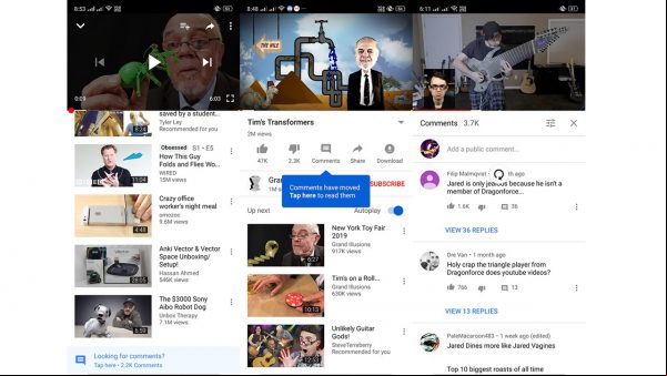 Ya puedes ocultar la sección de comentarios de YouTube en Android
