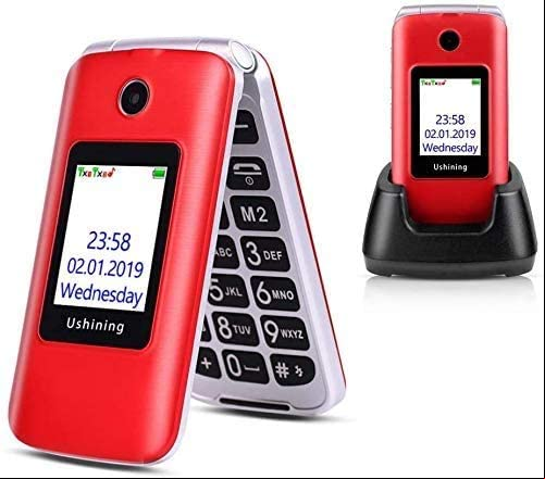 El Ushining 3G es uno de los mejores móviles para personas mayores. Aplicaciones Android.